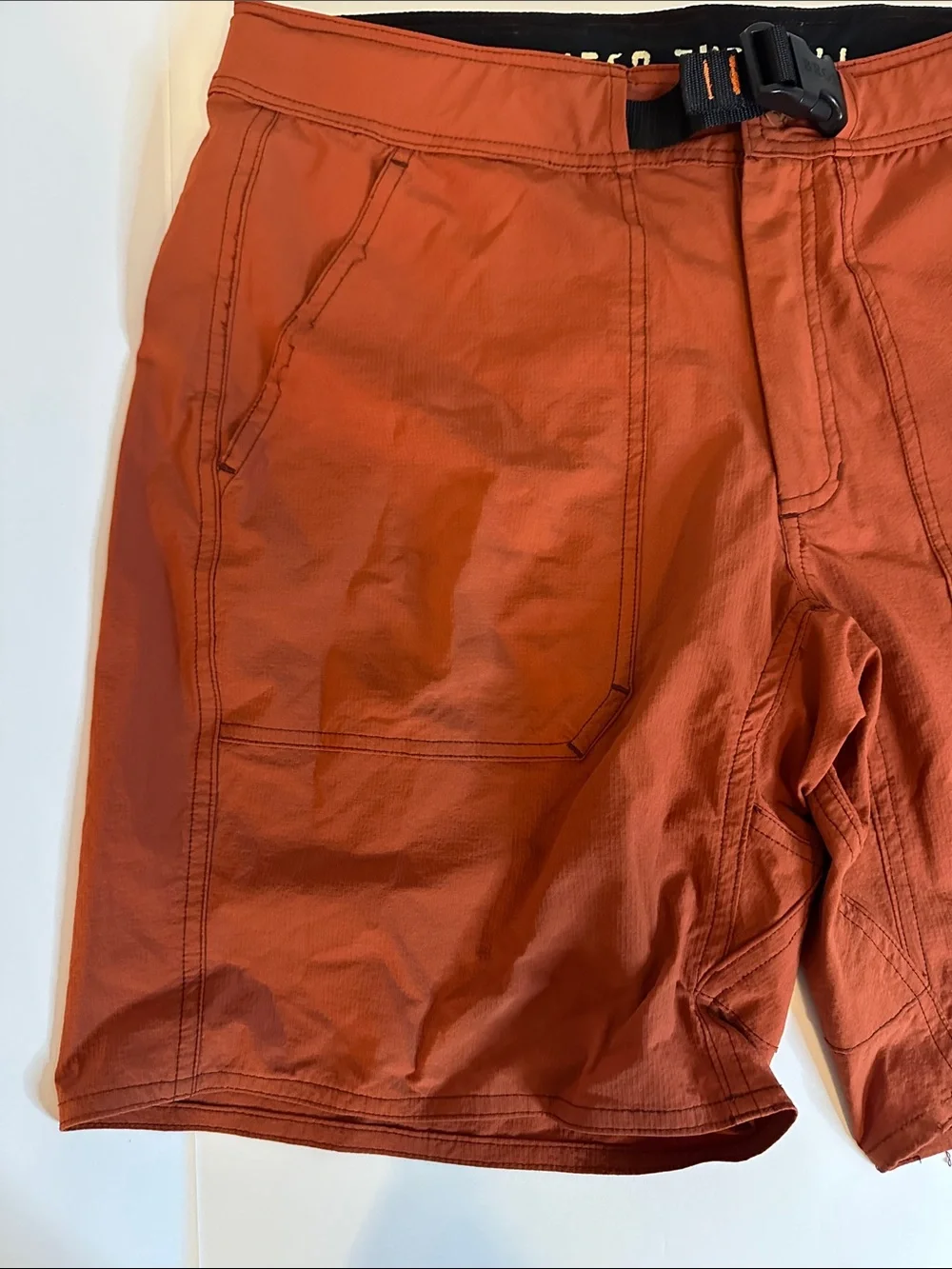 Howler Brothers Men’s Rust Orange Hybrid Shorts